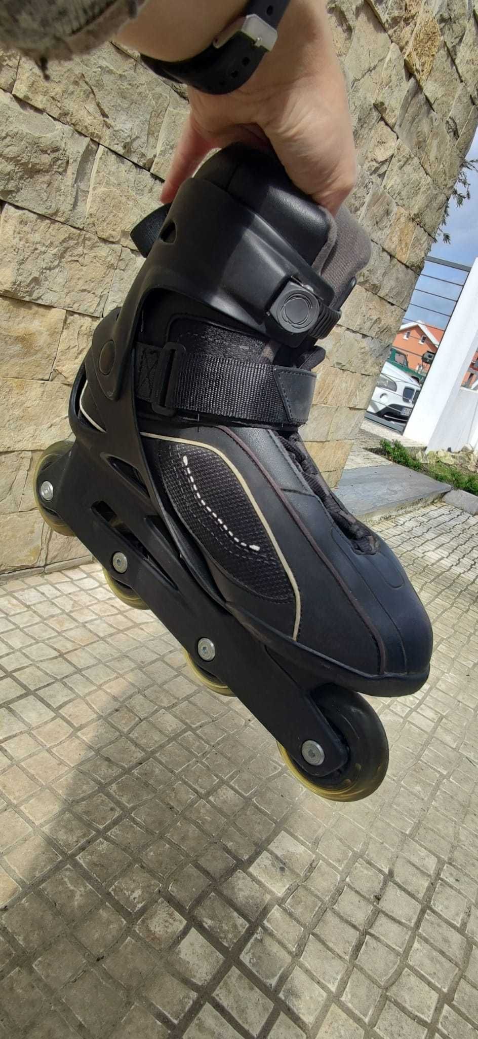 Patins em Linha OXELO T42,5 + Proteções