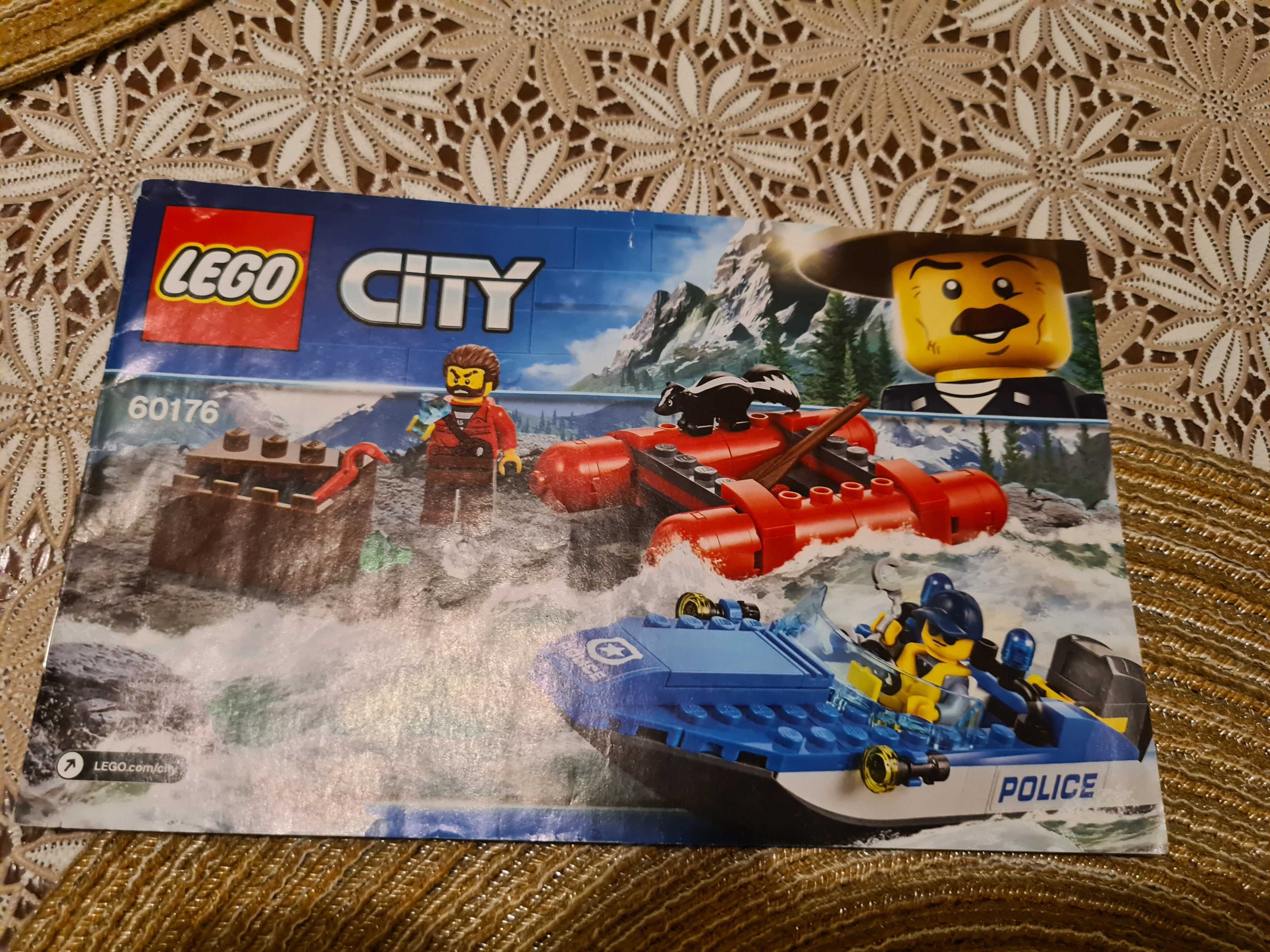 Klocki Lego city 60176 Ucieczka rzeką - kompletne