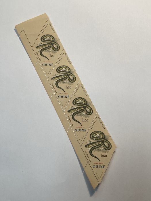 Selos da Guiné, Série Cobras/Reptéis, Não Usados
