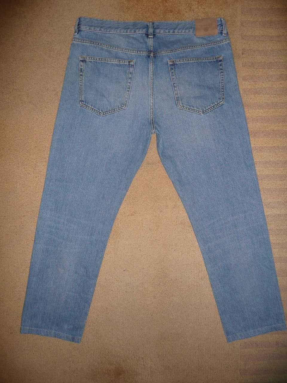Spodnie dżinsy GANT W36/L30=49,5/101cm jeansy