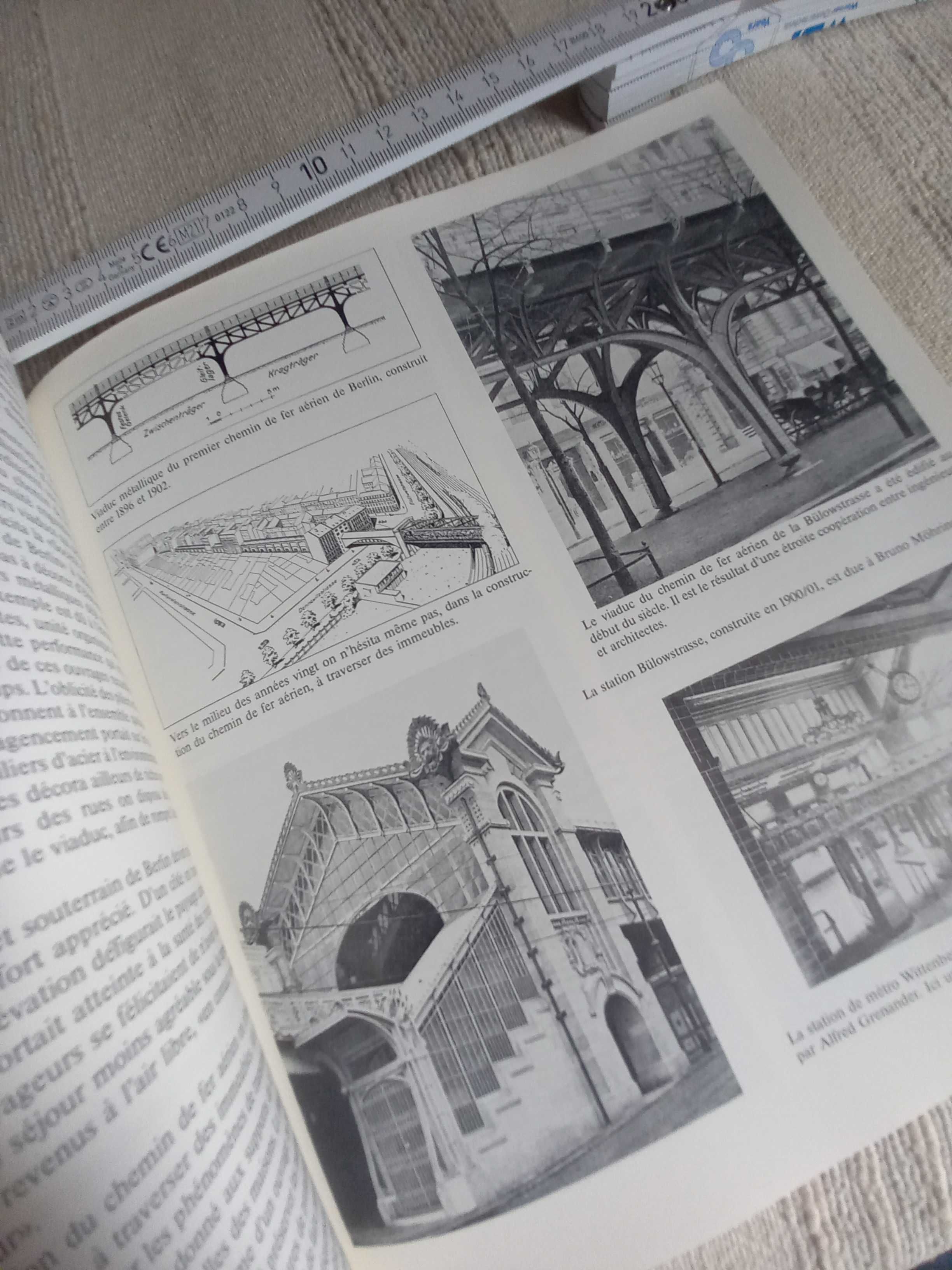 Livro em francês sobre arquitetura de transportes na Alemanha