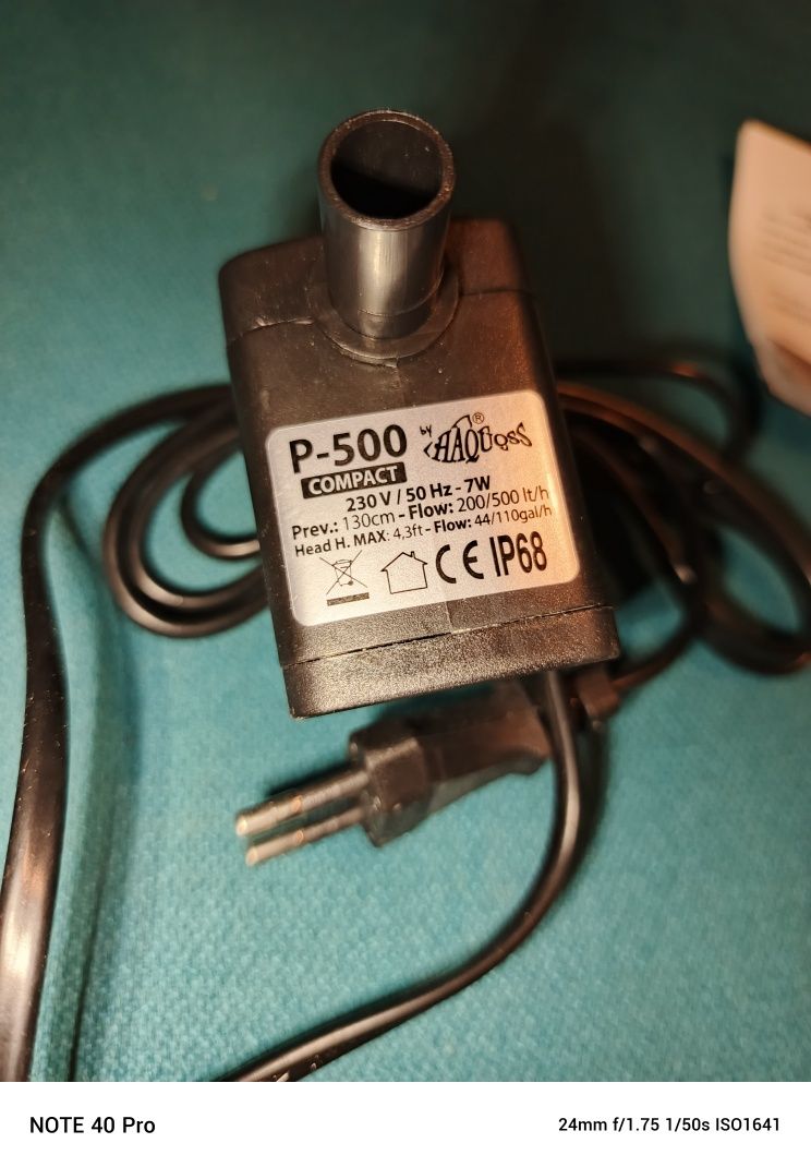 Haquoss P-500 compact pompa do akwarium głębinowa