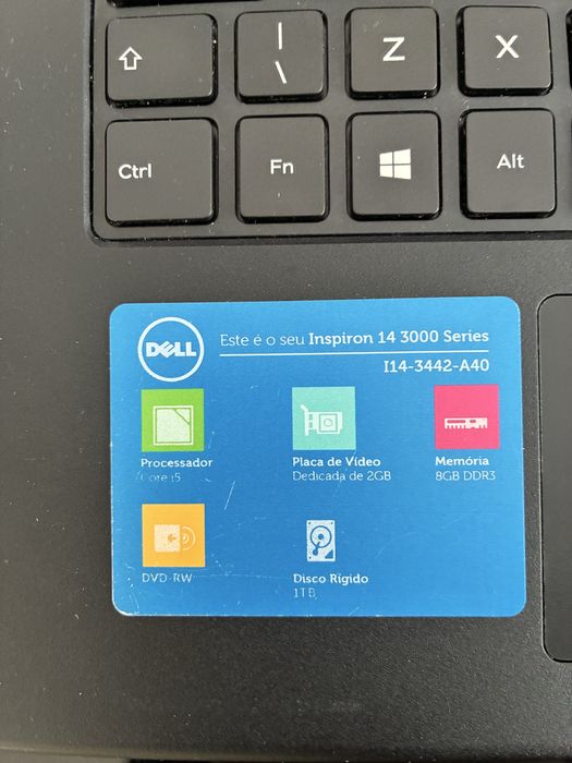 Notebook Dell - pouco usado