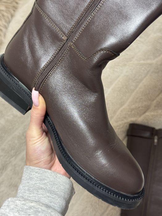 Жокейські чоботи (єврозима),натуральна шкіра