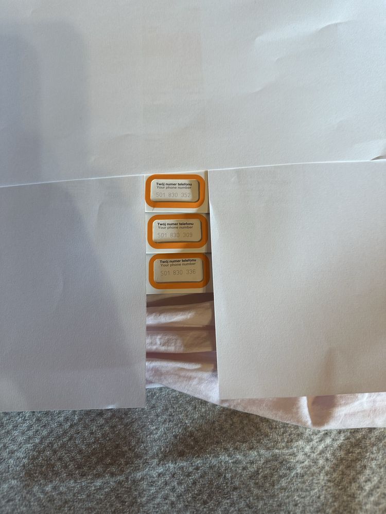 Sprzedam karty sim z zlotymi numerami