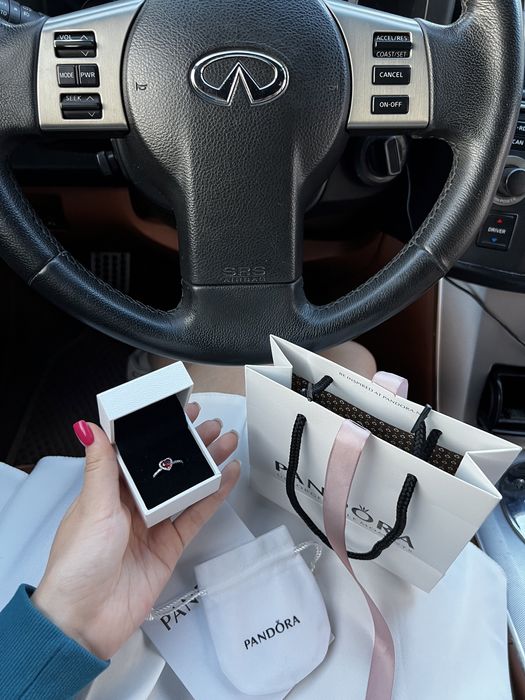 Кільце Пандора срібло s925 «Червоне серце» з біркою