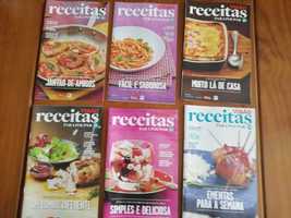 6 revistas Culinaria coleção Visão