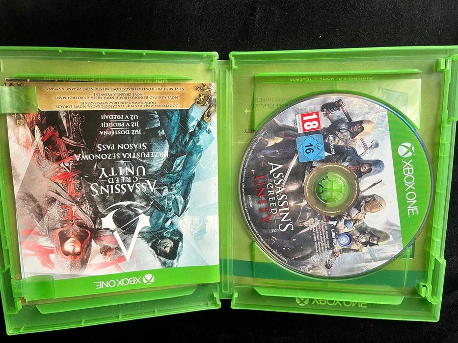 Gra  Xbox One ASSASSINS CREED UNITY  pudełkowa