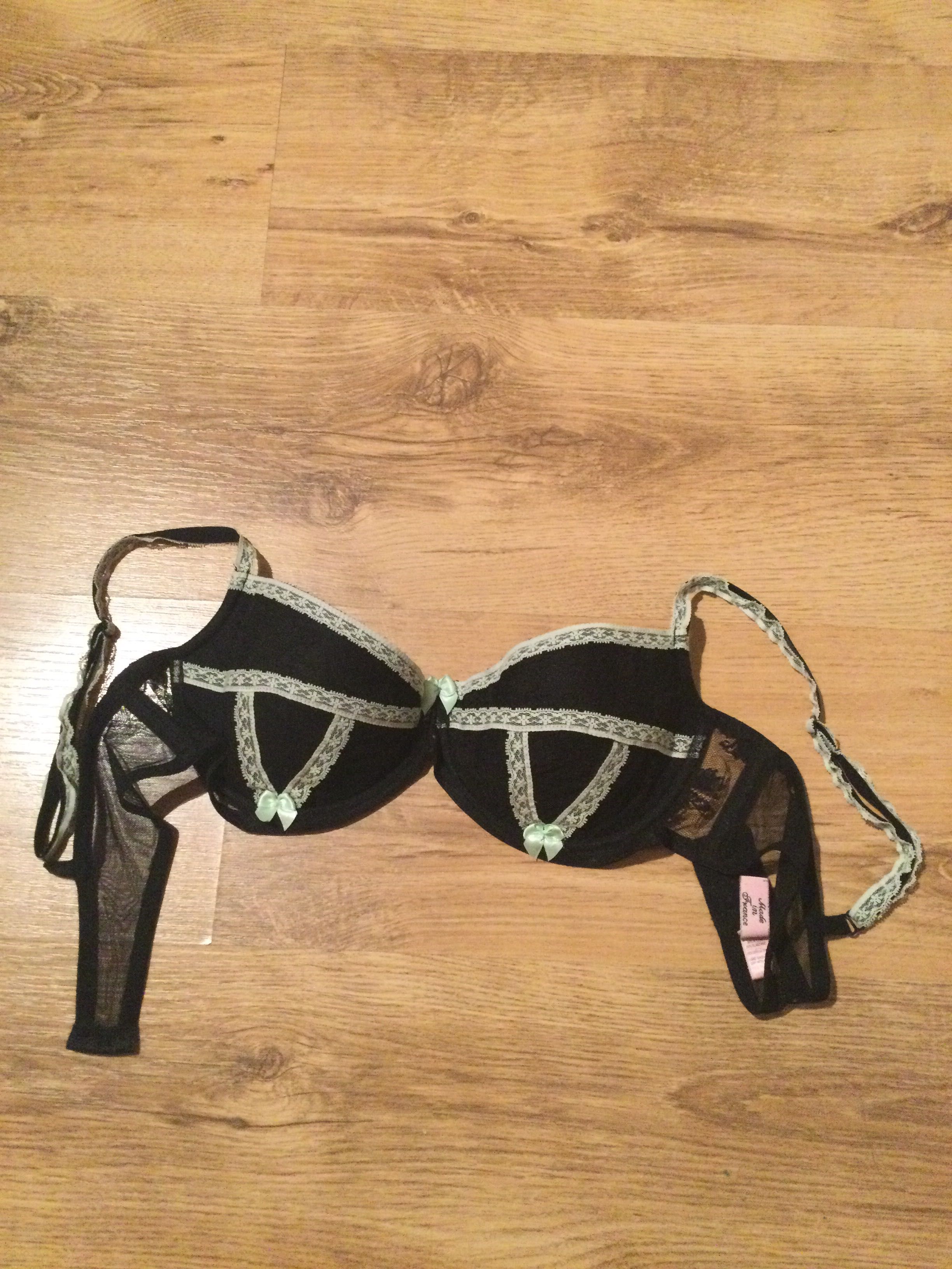 Biustonosz Agent Provocateur 75D stanik czarny jak NOWY