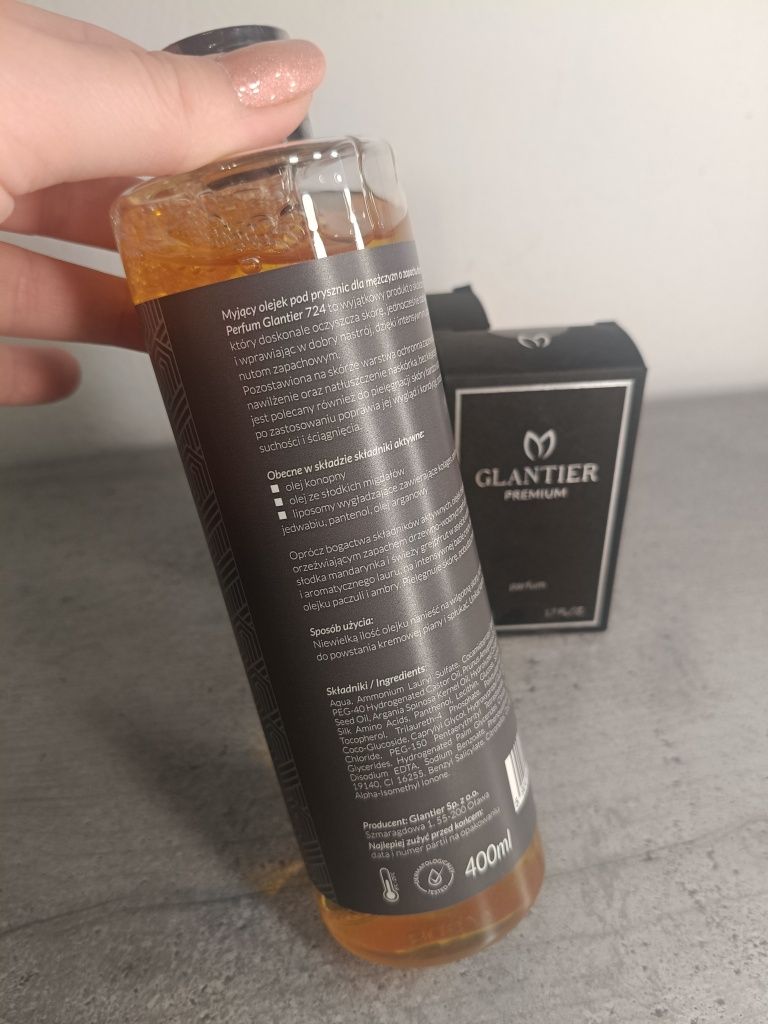 Męski zestaw perfumowany żel + 2szt perfum