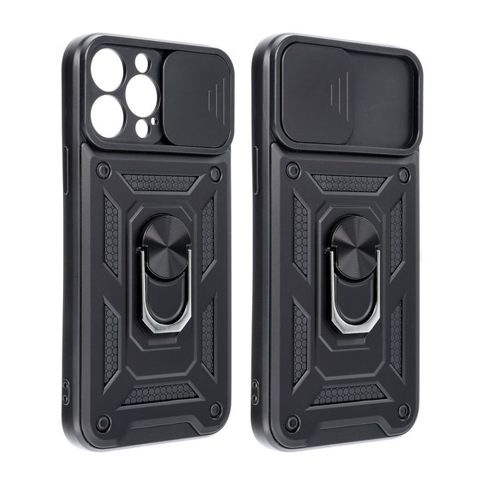 Etui Slide Armor Ring Camshield do Xiaomi Redmi Note 12 Pro 5G Black