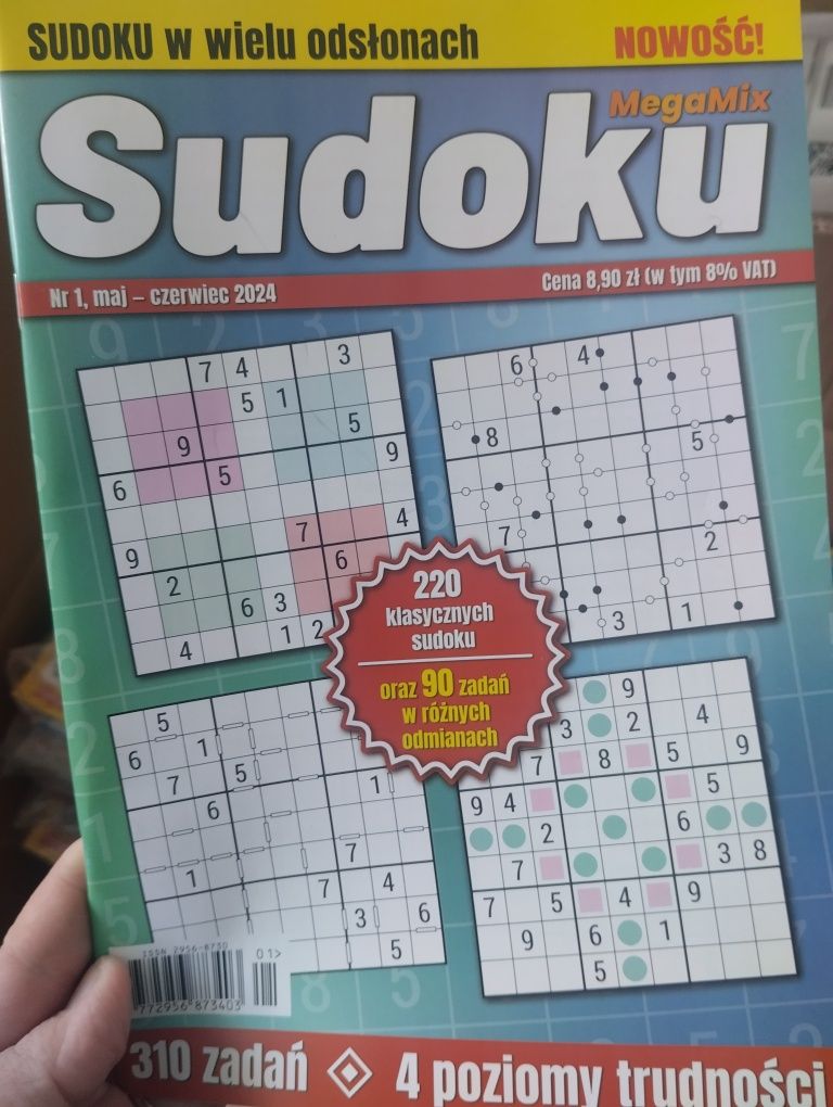 Sudoku nr maj czerwiec 2024