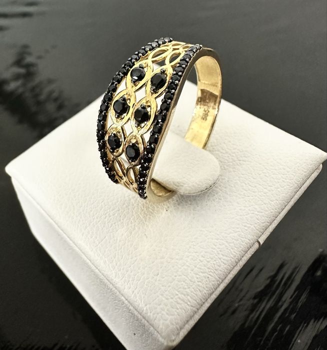 Złoty pierscionek 14k próba 585