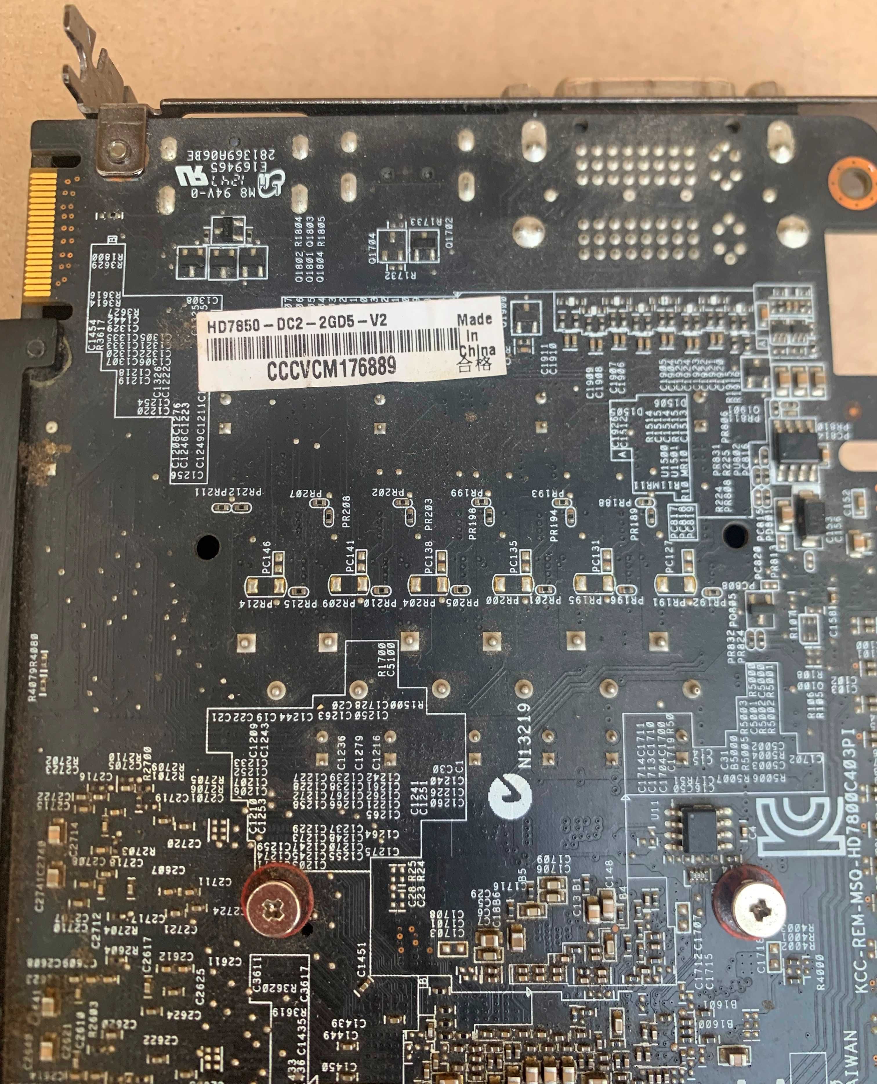 Відеокарта Asus Radeon HD 7850 2Gb GDDR5 (256bit) (HD7850-DC2-2GD5-V2)