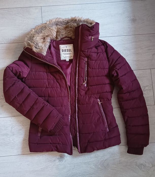 Kurtka ocieplana zimowa damska Diesel XS/34 taliowana