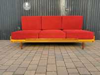 Sofa, kanapa rozsuwana, Czechosłowacja '60 Design, Prl- BDB STAN!