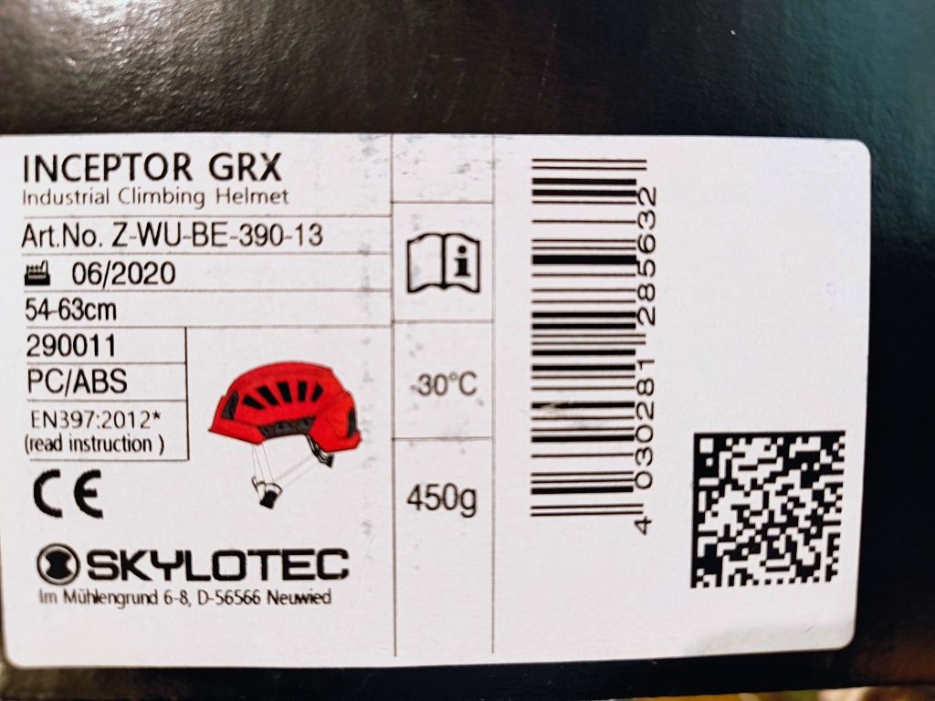 Kask Skaylotec Inceptor GRX 
Oferta sprzedaży Kasku do prac  na wysoko