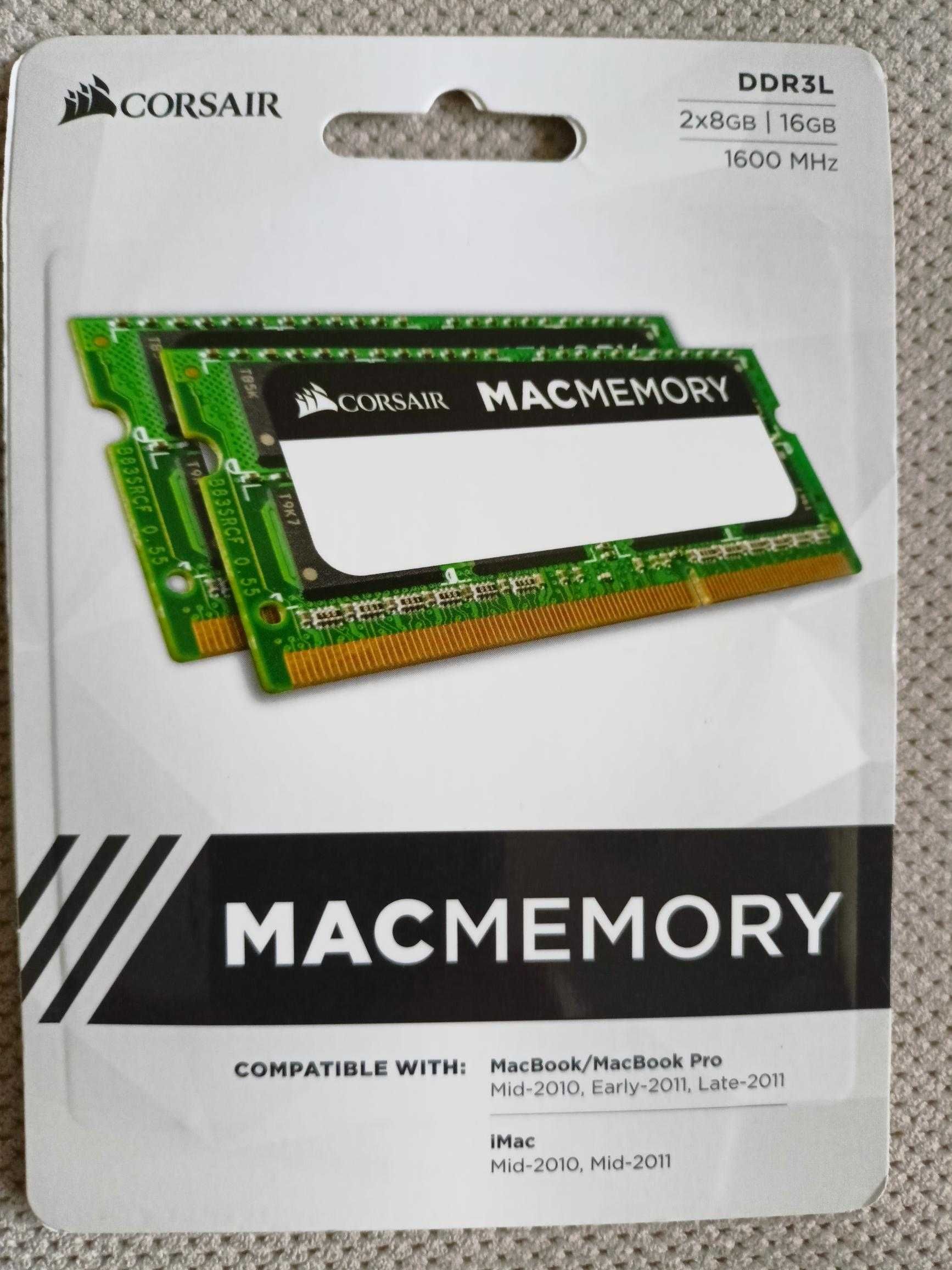 ram ddr3 macbook pro 16gb imac 1600mhz corsair nowe 2x 8gb