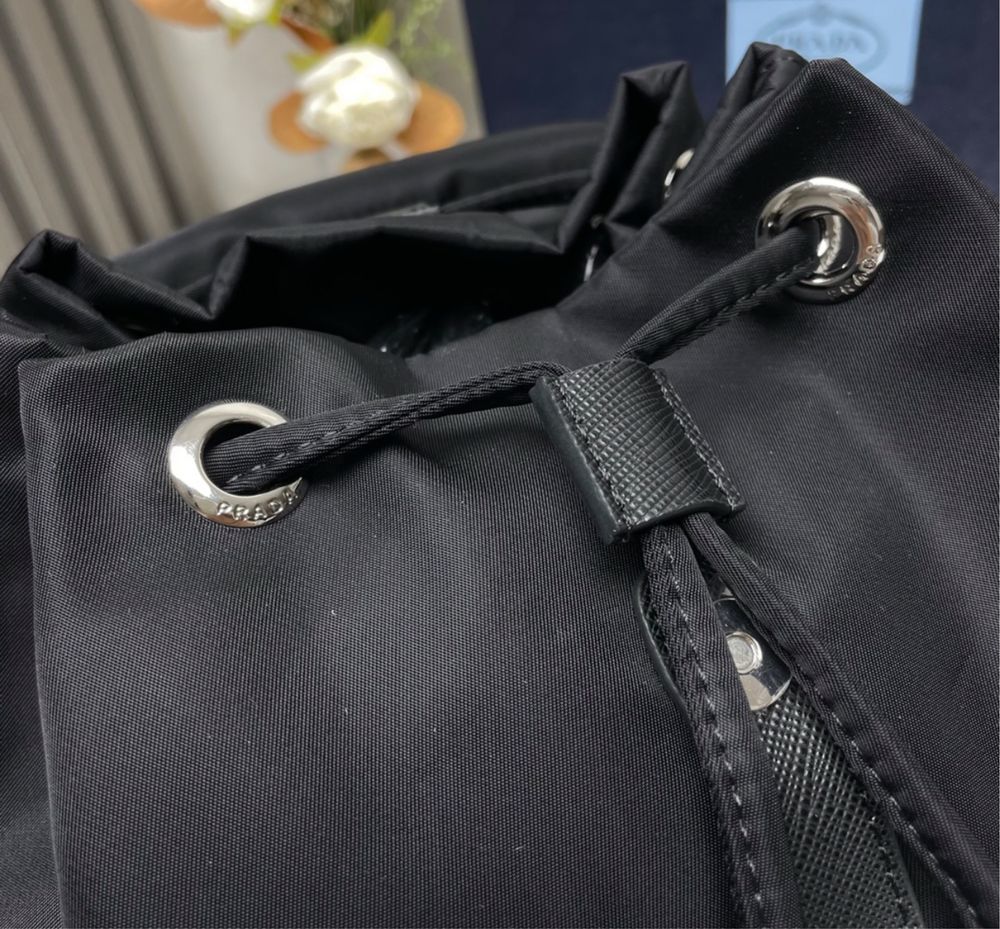 Prada Mochila Preto Novo Mulher