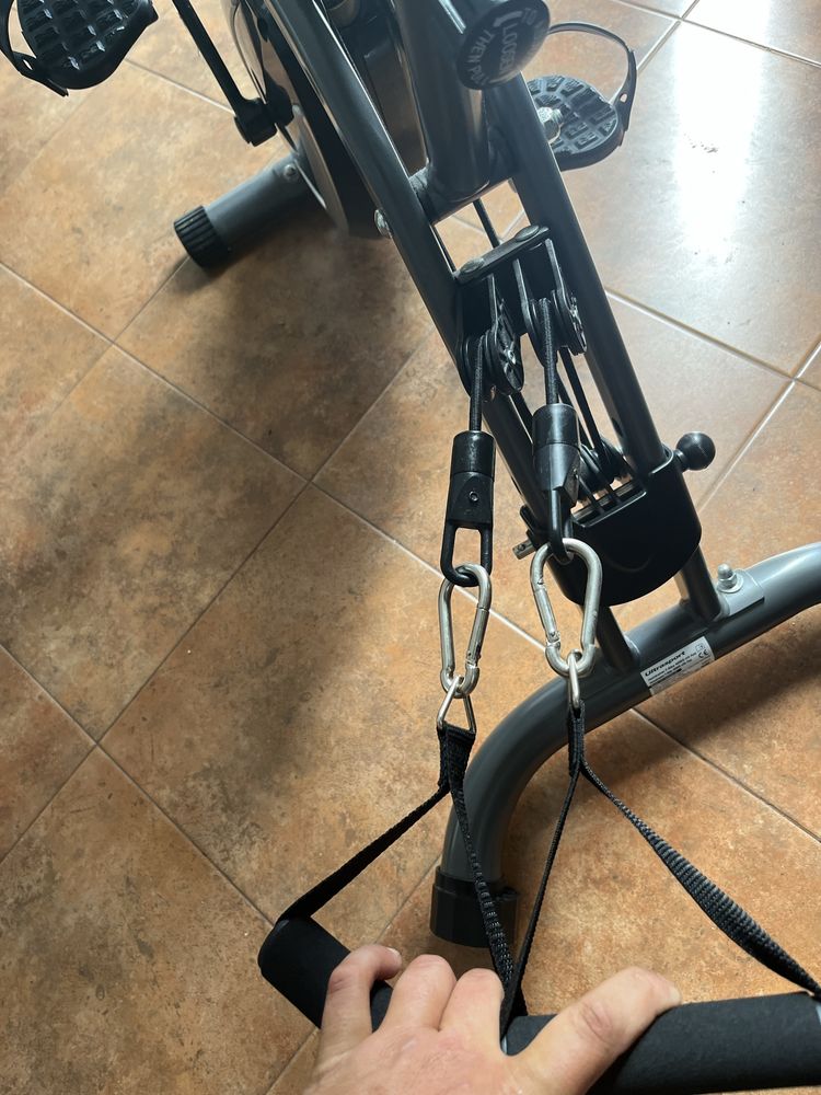 Bike de exercicio 3 em 1 dobravel painel digital com sensor