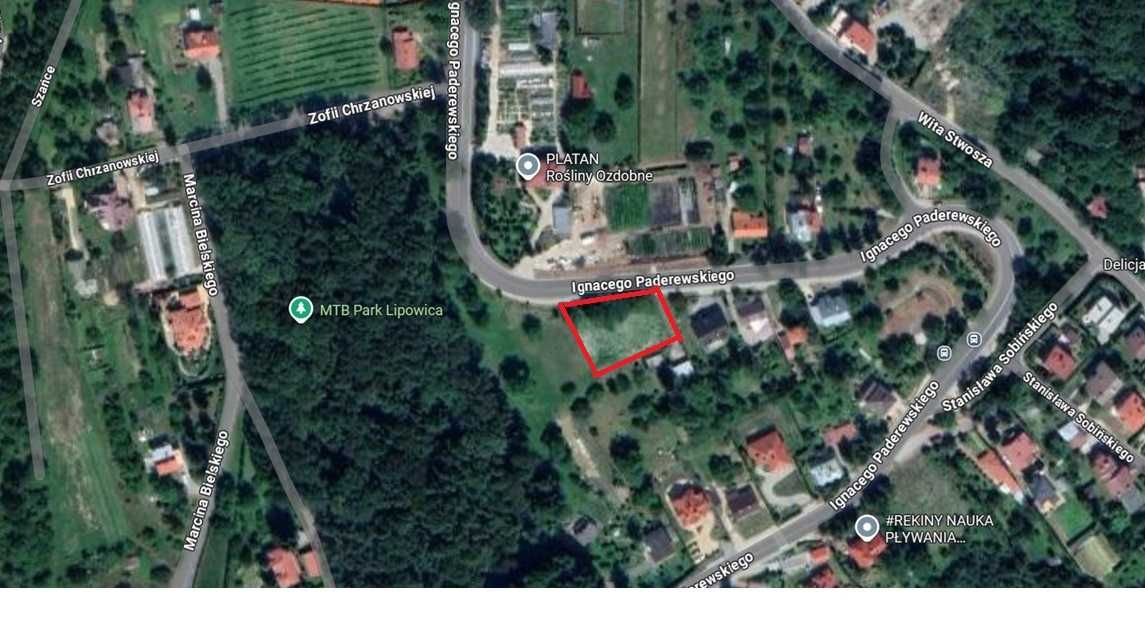 Piękna działka widokowa budowlana, ul. Paderewskiego lipowica Przemyśl
