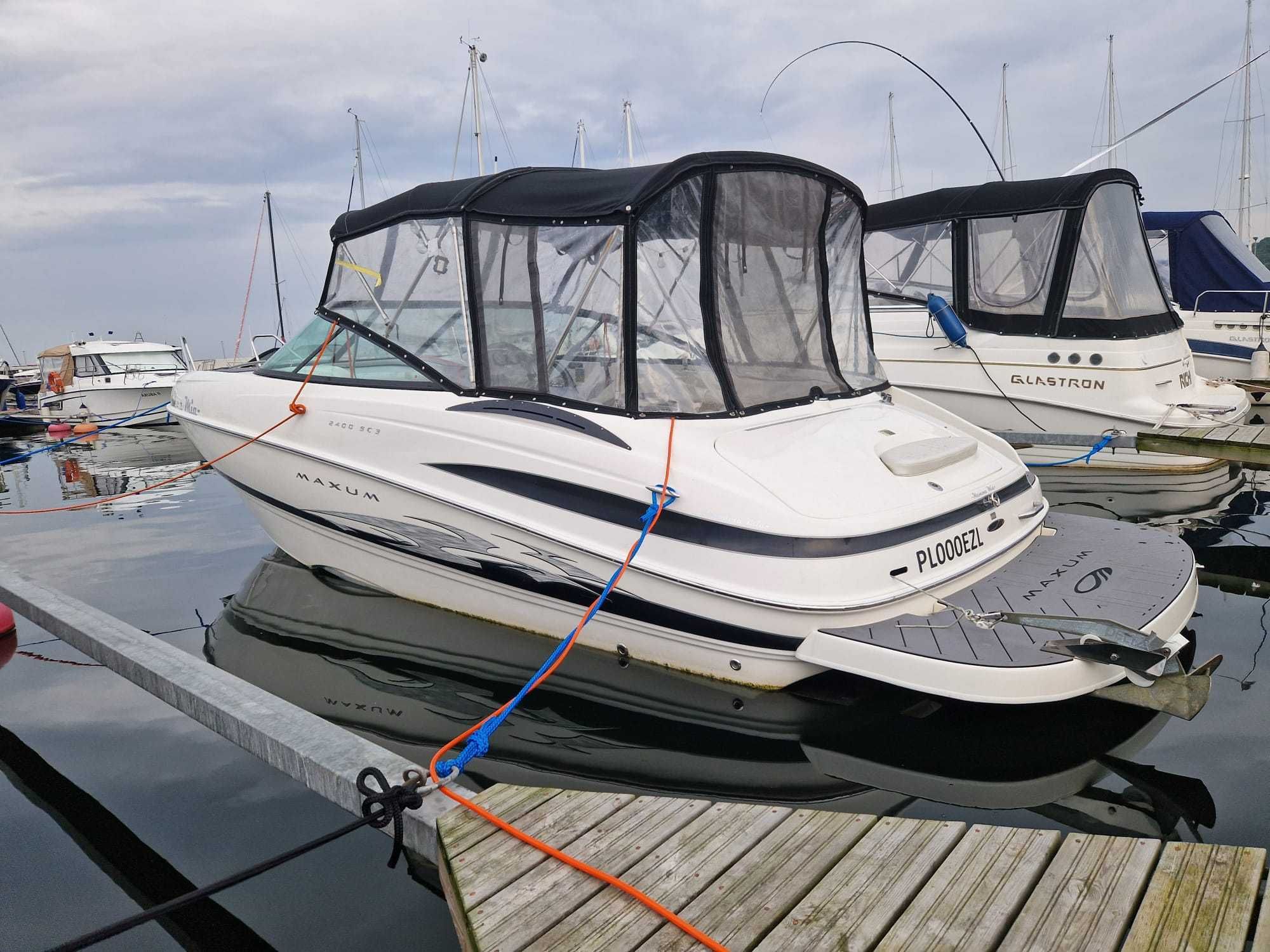 Piękny jacht motorowy łódź Maxum 2400 SC tylko 225h! 260KM Mercruiser