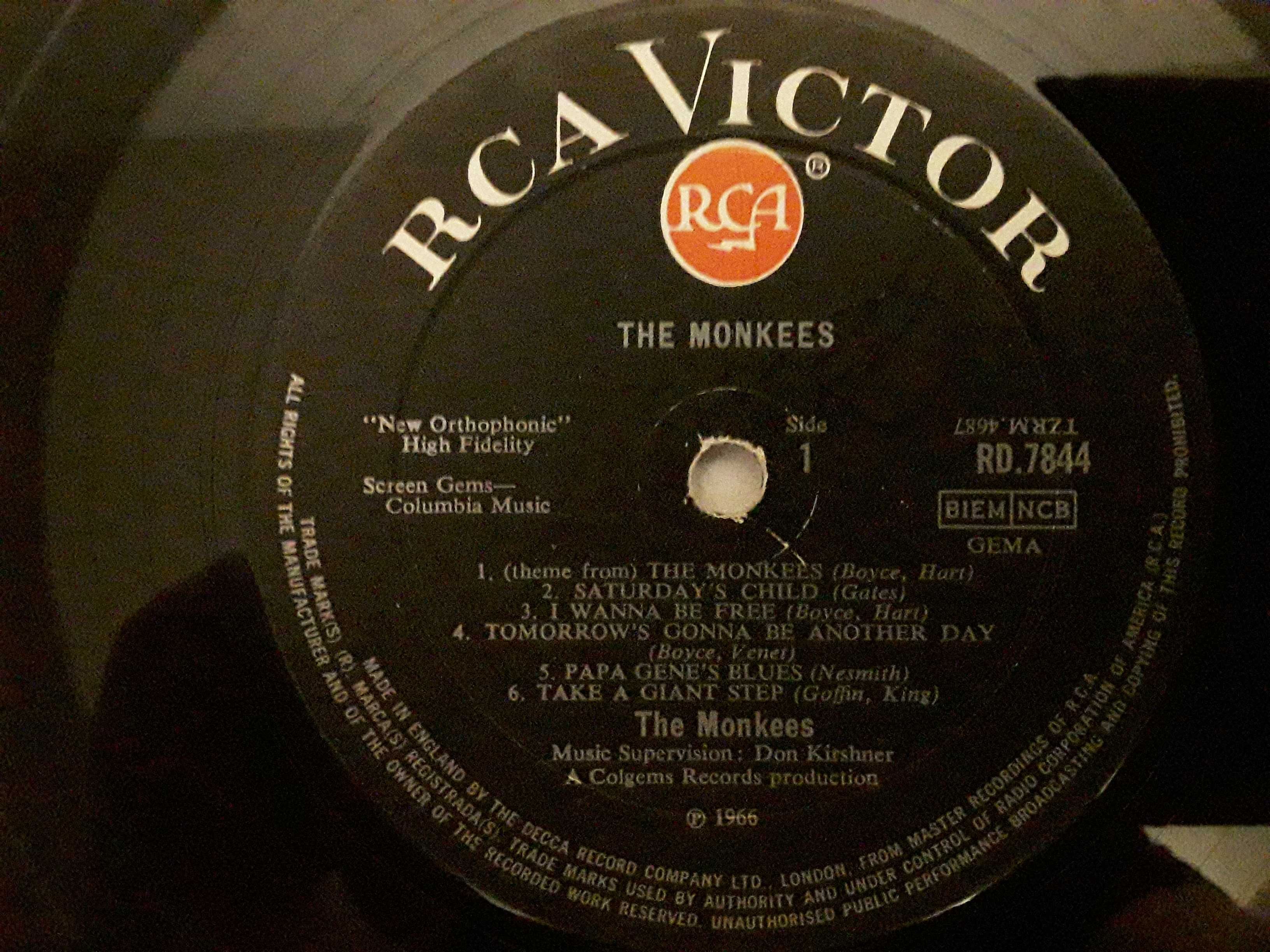 Виниловая пластинка  The Monkees 1967 г. (Made in England)