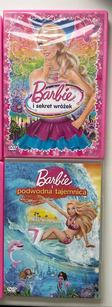 Barbie, kolekcja filmów na dvd i vcd, 10 plyt