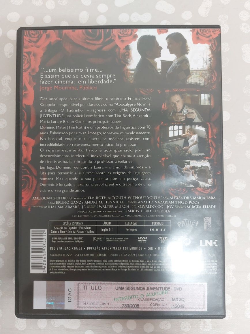 DVD " Uma Segunda Juventude" (Como Novo)