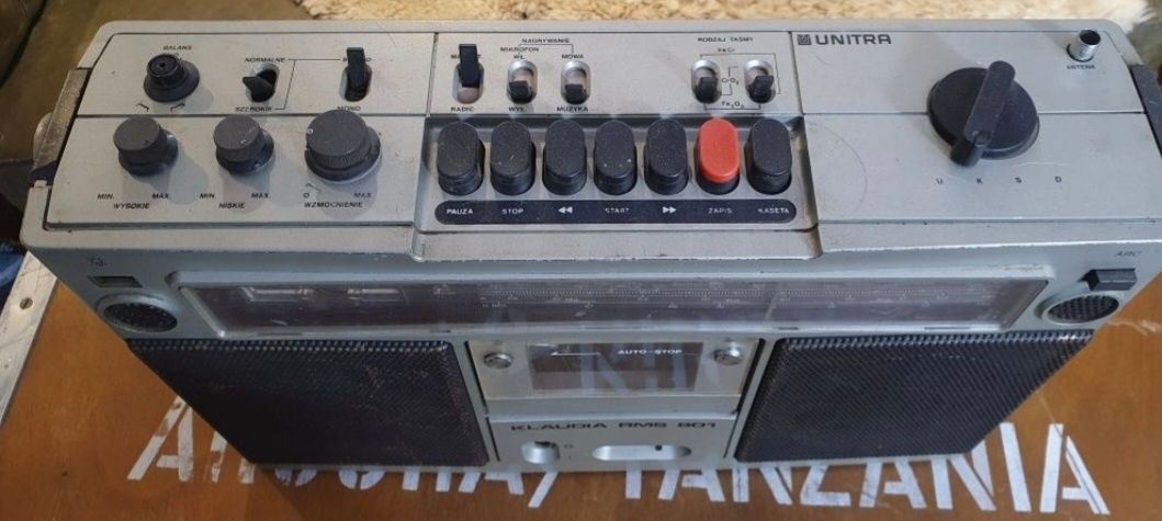 Radiomagnetofon Klaudia z PRL, Unitra Klaudia RMS801 Stereo,