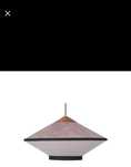 Lampa wiszaca CYMBAL pudrowy róż 50 cm i niebieski 70 cm