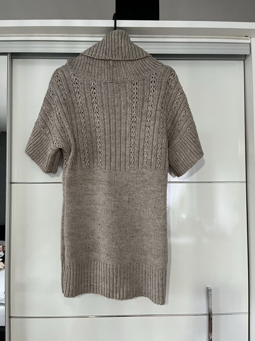 Sweter/ tunika golf wełna alpaka