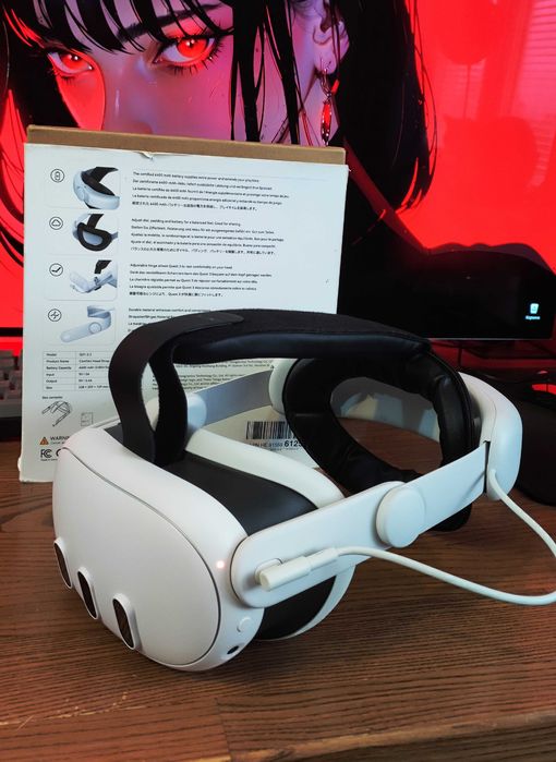 KIWI Design Кріплення для Meta Quest 3/3s (6400mAh)