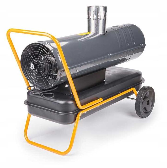 Nagrzewnica Olejowa 40 KW Z KOMINEM Spalinowa Dmuchawa + TERMOSTAT LCD