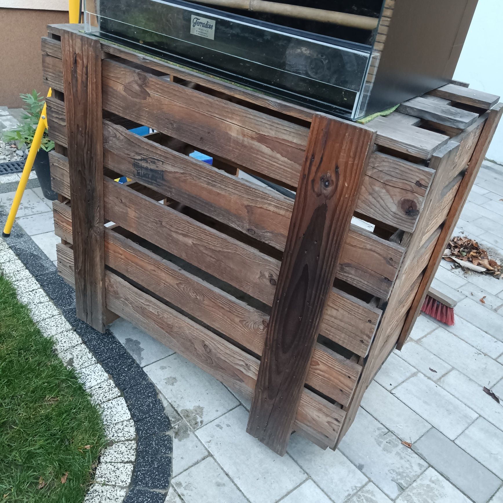 Terrarium wiwarium z podstawa Terradise pyton zielony