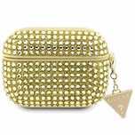 Guess GUAPHDGTPD AirPods Pro cover złoty/gold Rhinestone Triangle