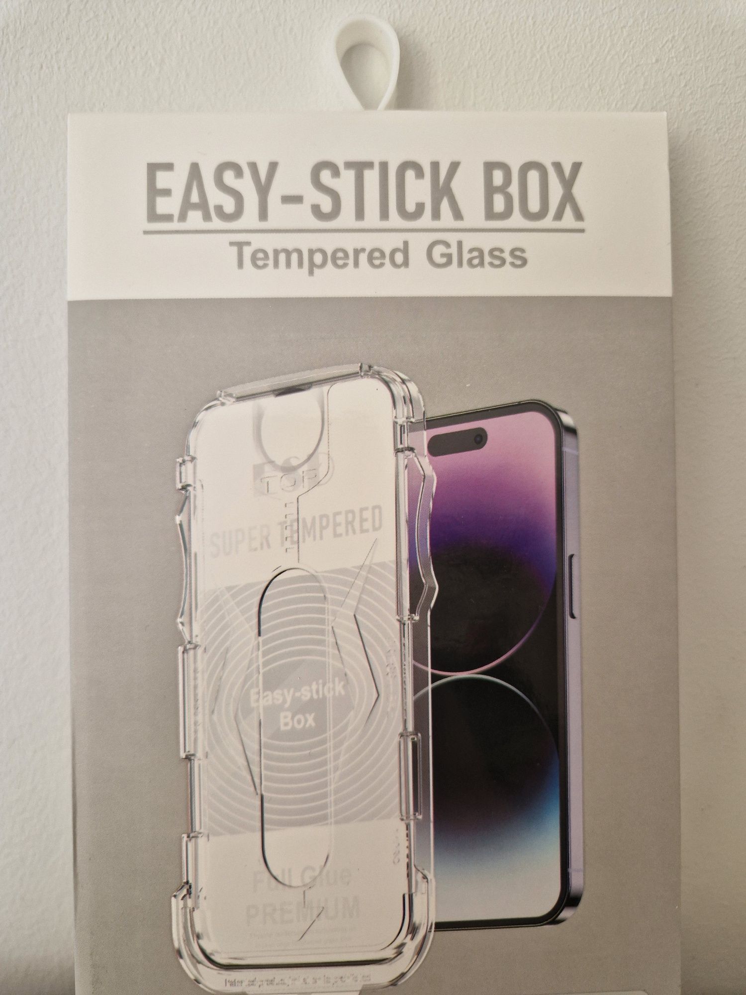 Hartowane szkło Full Glue Easy-Stick Box do IPHONE 13/13 PRO/14