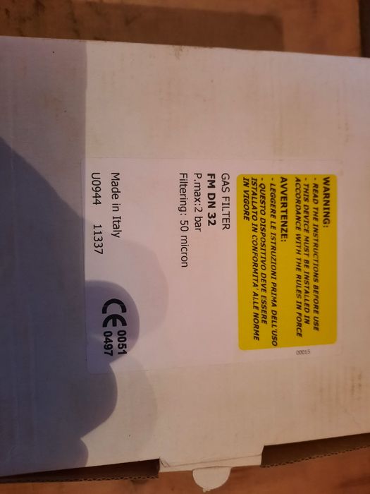 Газовий фільтр «MADAS» FM DN 32