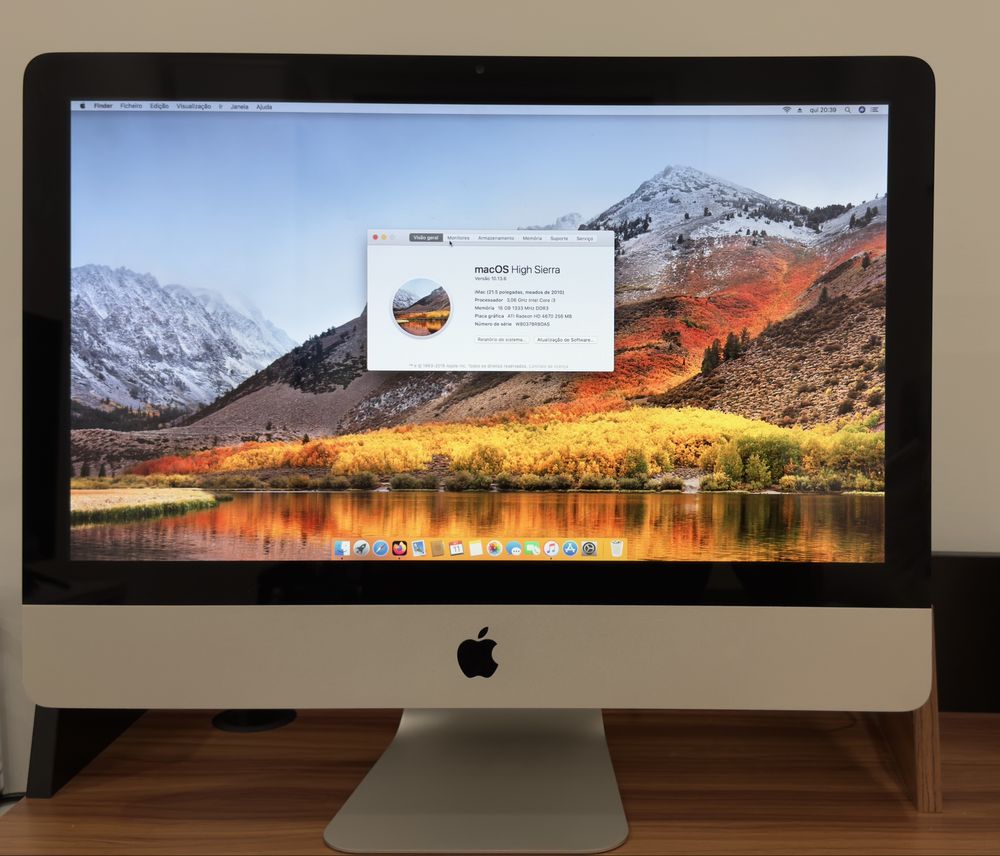 Apple iMac 21.5 - Meados 2010 - i3/16GB/1TB