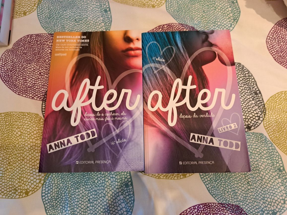 Livros 1 e 2 "After" de Anna Todd