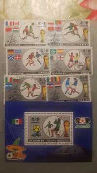 Почтов (коллекц) марки Кореи Чемпионат мира по  футболу "Mexico -86"