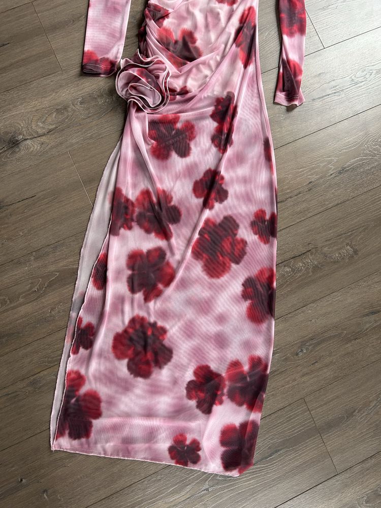 Lumina sukienka maxi w róże magda butrym S/M nowa