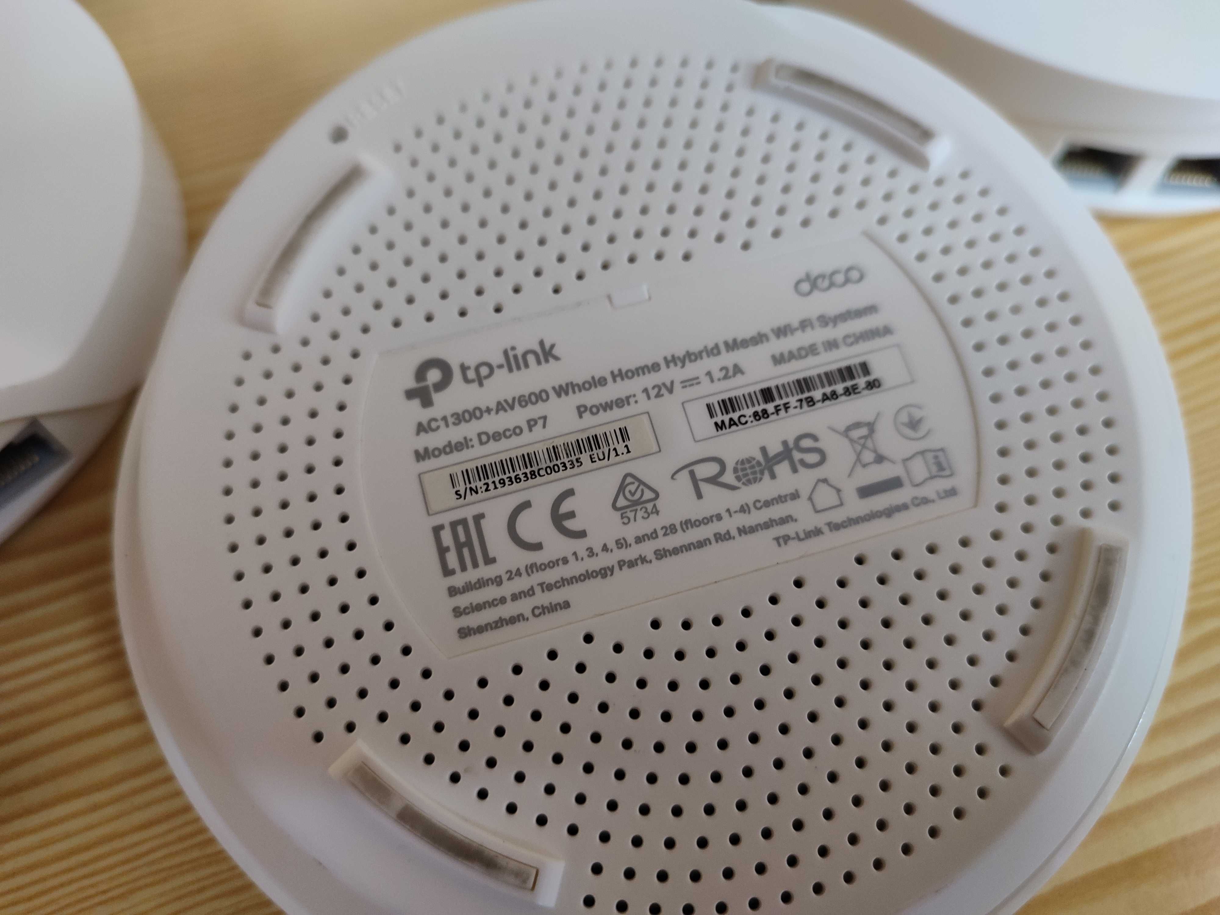 Kit 3x Deco Tp-Link P7 AC1300 + AV600 Powerline