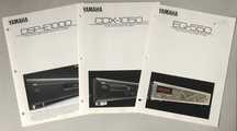 • YAMAHA - Prospekty: DSP-E1000 CDX-1050 KX-W952 TX-550 TX-950