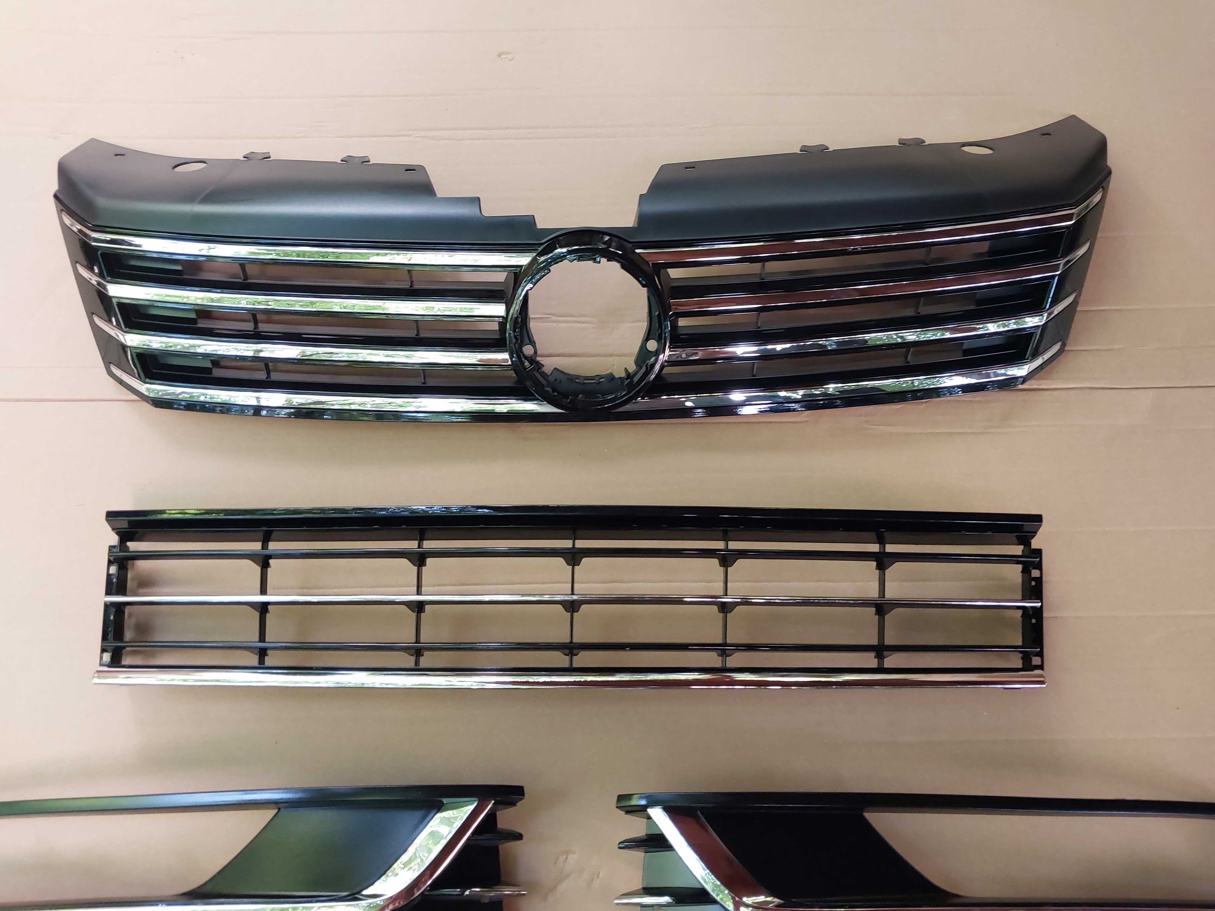VW PASSAT B7 grill + komplet atrap nowe idealne chrom
