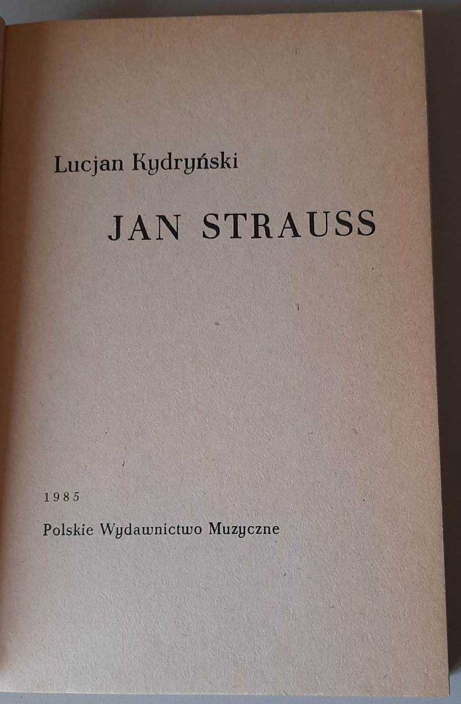 J. Strauss - Lucjan Kydryński