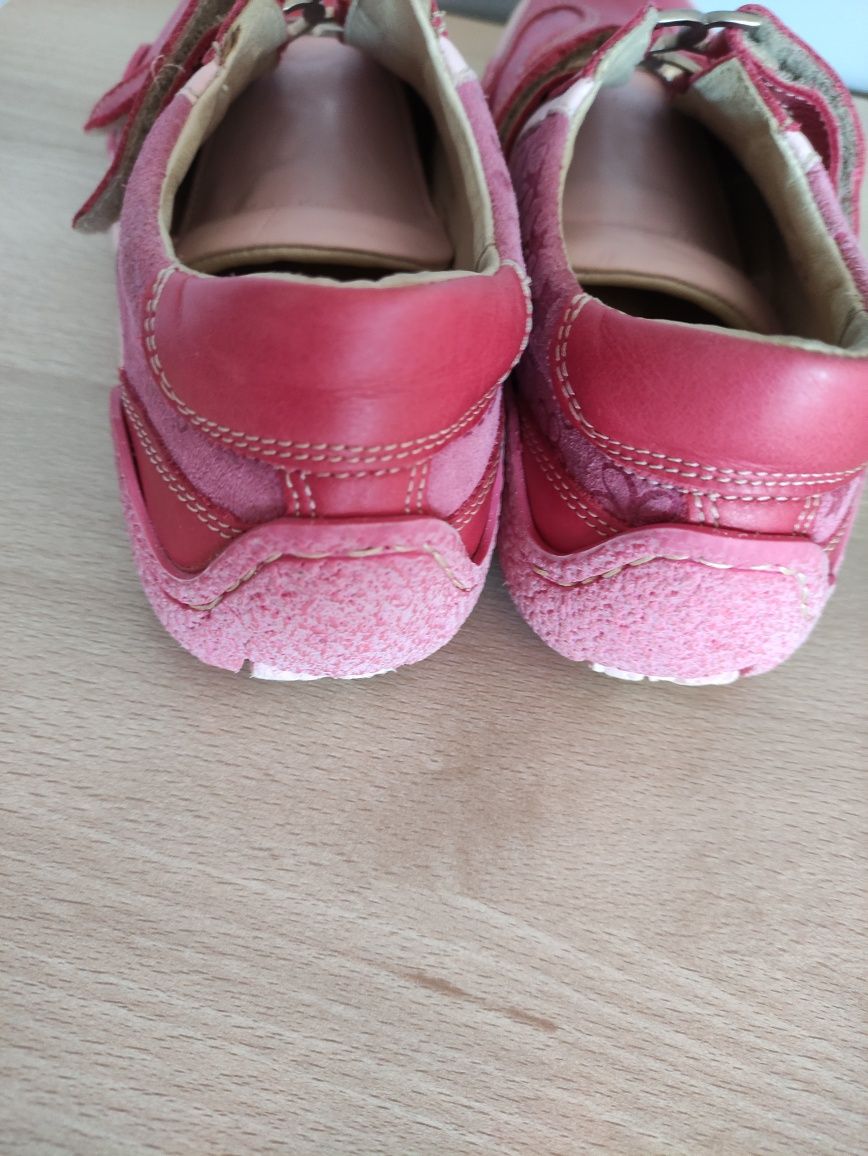 Buty skórzane skóra pantofle Antylopa r.36