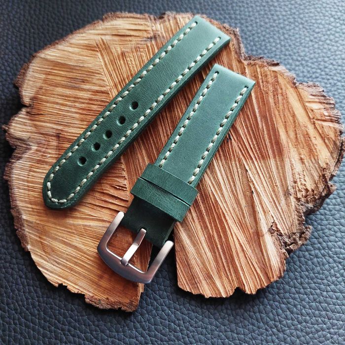 Шкіряний ремінець для годинника 16, 18, 20, 22, 24мм (К021)