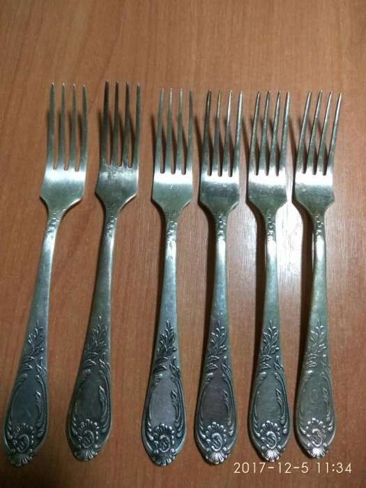 Вилка столовая мельхиоровая