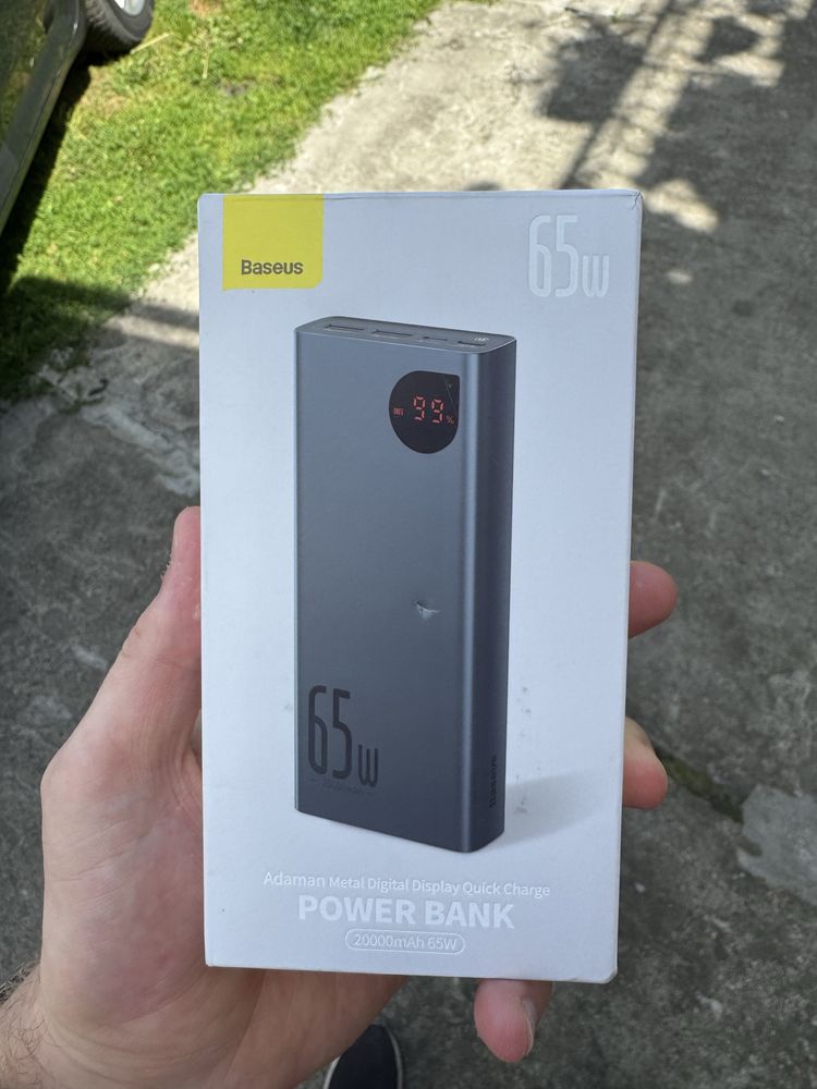 Powerbank 20000mah Baseus 65w Adaman Digital Display PPIMDA-D01